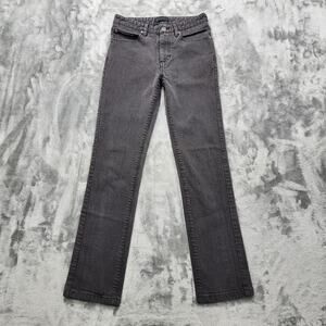 Richard Chai Jeans Mens 28 Gray Slim Straight Stretch Denim Zipper Pocket Moto